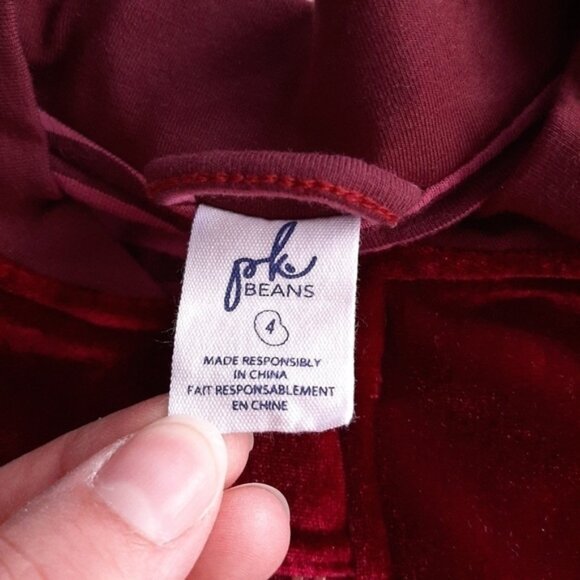 Pk Beans Velour Jacket Size 4 - Picture 8 of 8